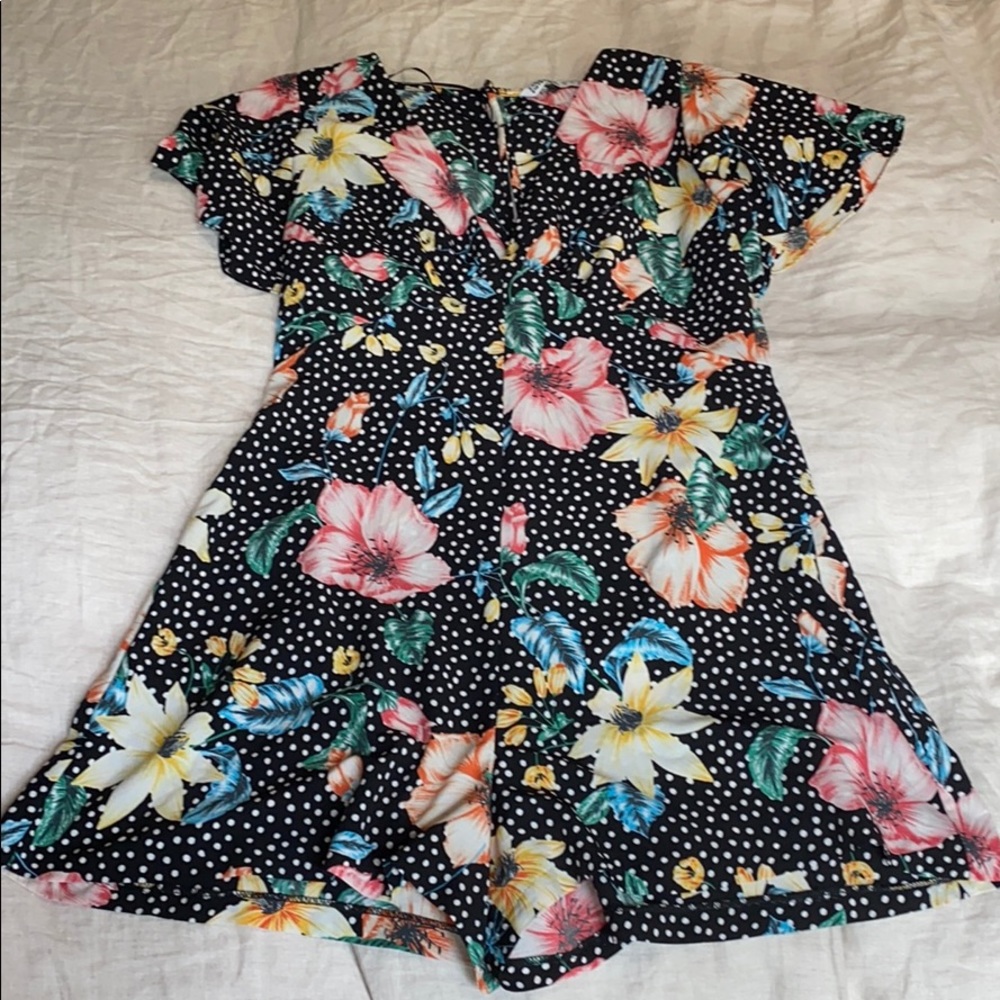 Zara patterned romper